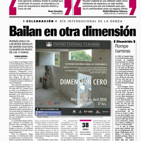 DIMENSIÓN CERO, Día Internacional de la Danza, abril 2020