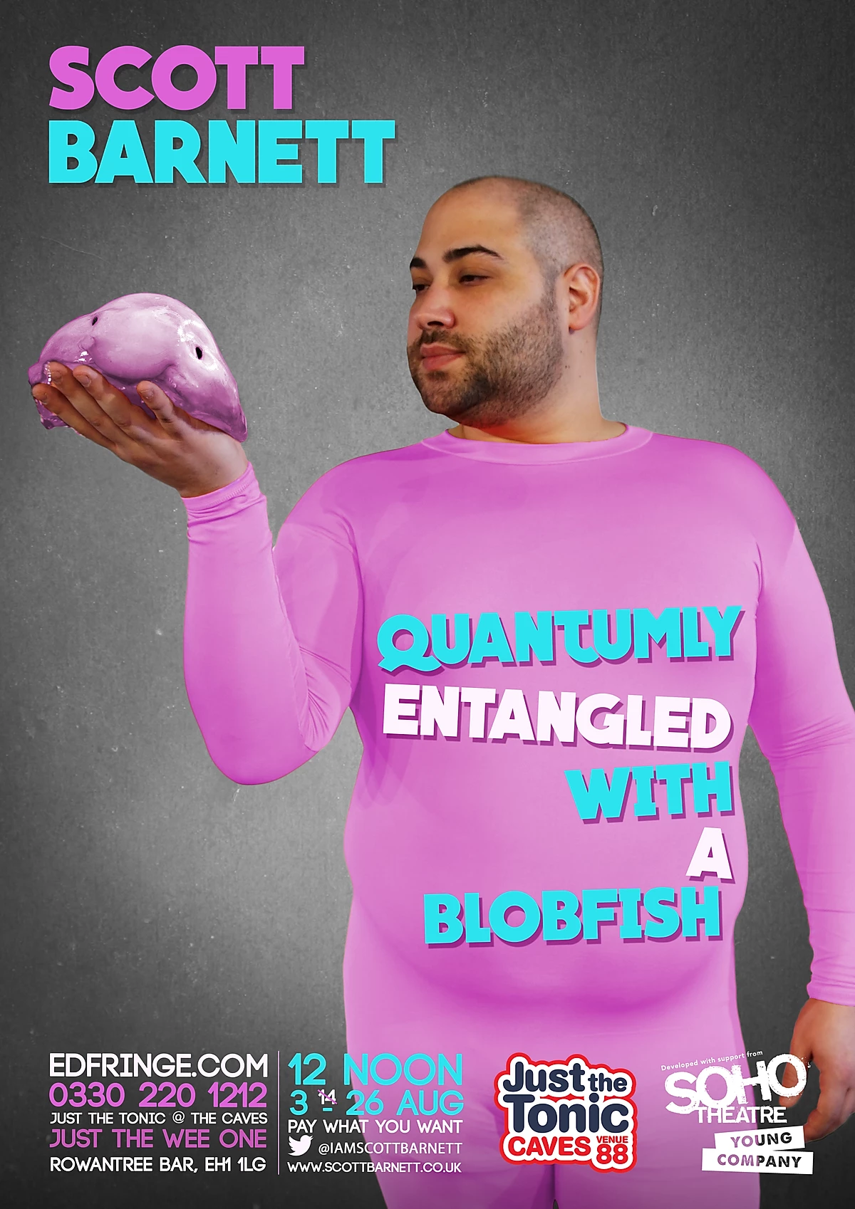 Quantumly Entangled With a Blobfish poster