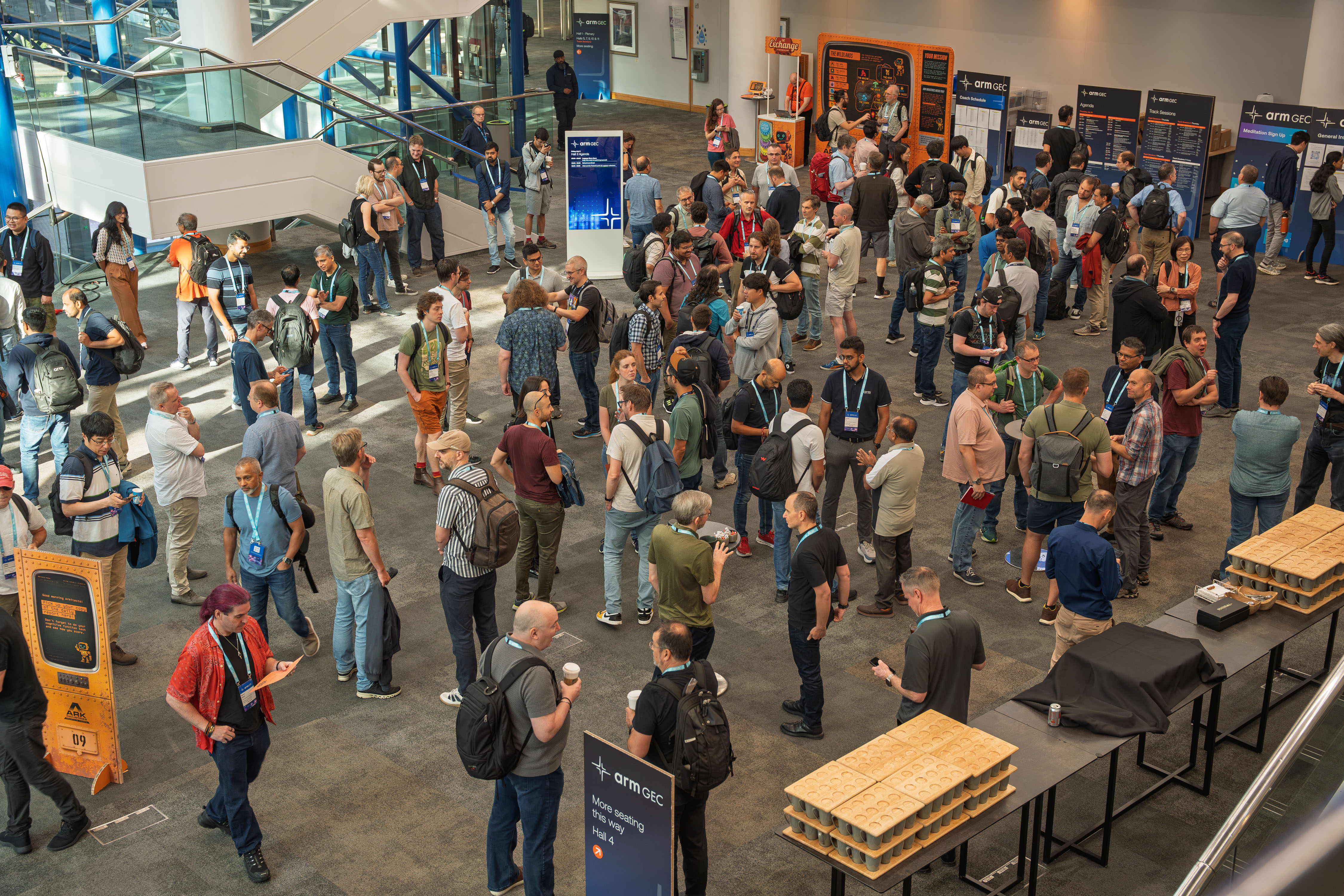 Armageddon — 1,300 engineers in the ARM GEC hall