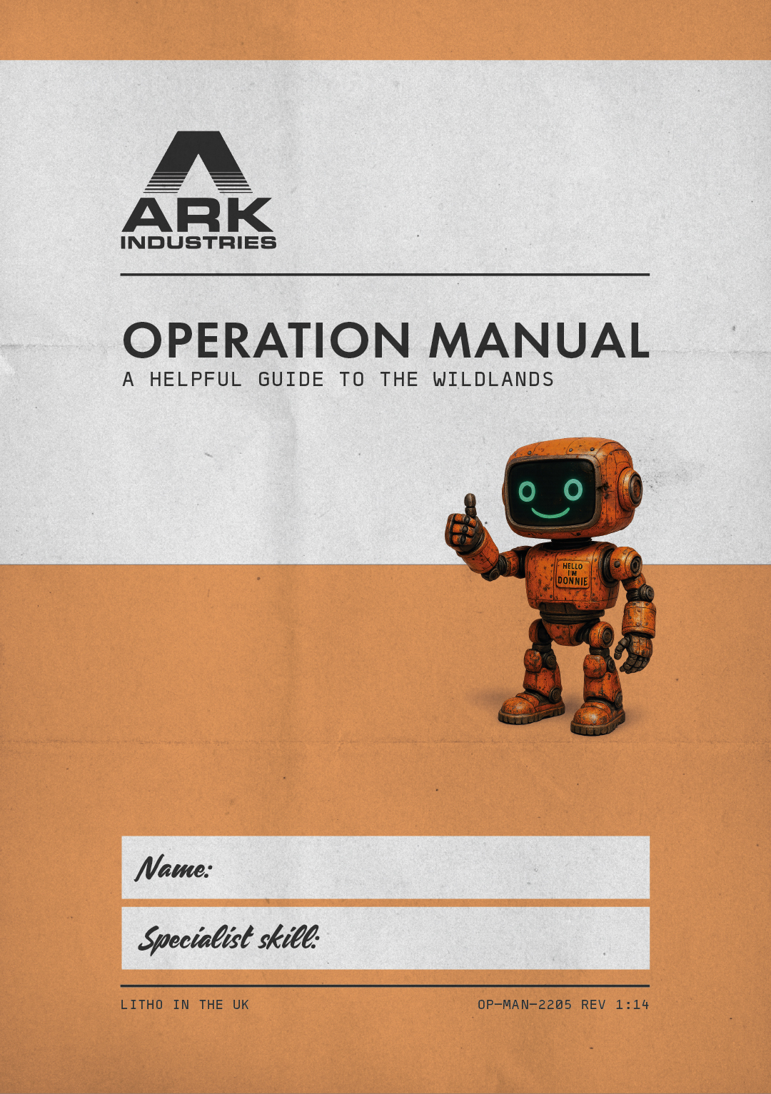 Operations Manual — front cover