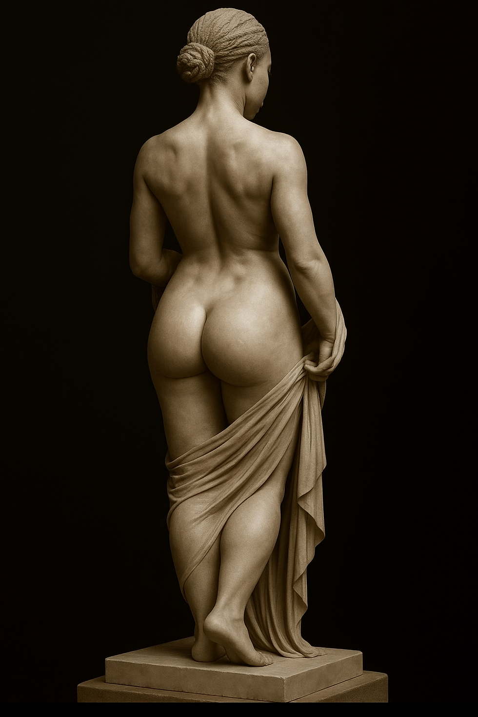 Scultura di marmo femminile con drappeggio.png