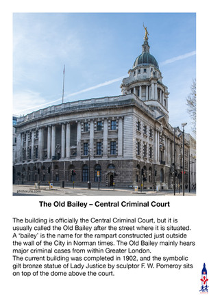 The Old Bailly - Central Criminal Court.