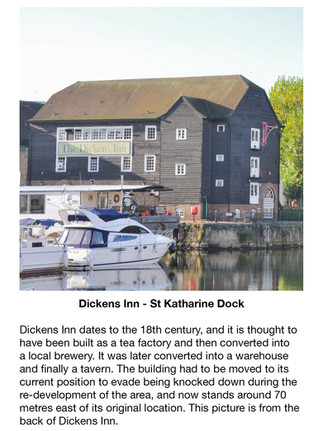 Dickens Inn  with descriptive text