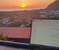 Editing in Quepos, CR