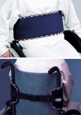 Bauchgurt Arpegia Rückenansicht Rollstuhl