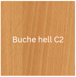 Farbe Buche hell für Nachtschrank