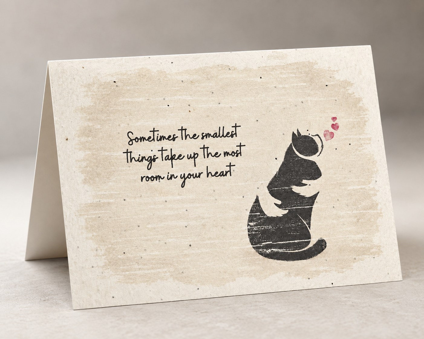 Plantable Sympathy Card Pack "Feline Hug"
