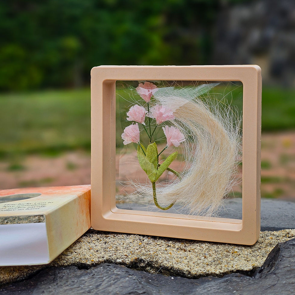 Thumbnail: Fur Clipping Keepsake Frame Box 100ct (or 10ct sample pack)