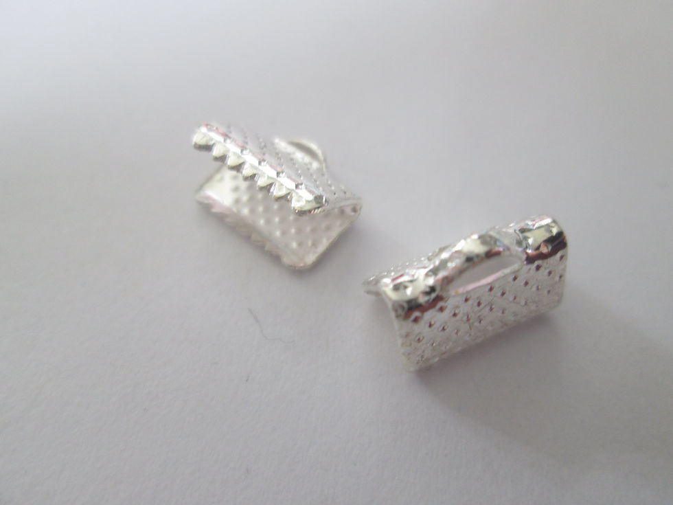 Miniature : 50 embouts griffe - 10 mm - 5 coloris