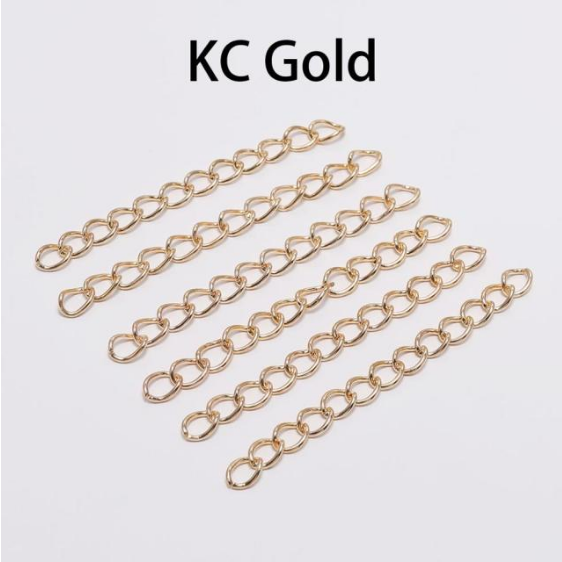 Miniatura: 10 chainette d'extension - 5 x 3 mm - 7 coloris