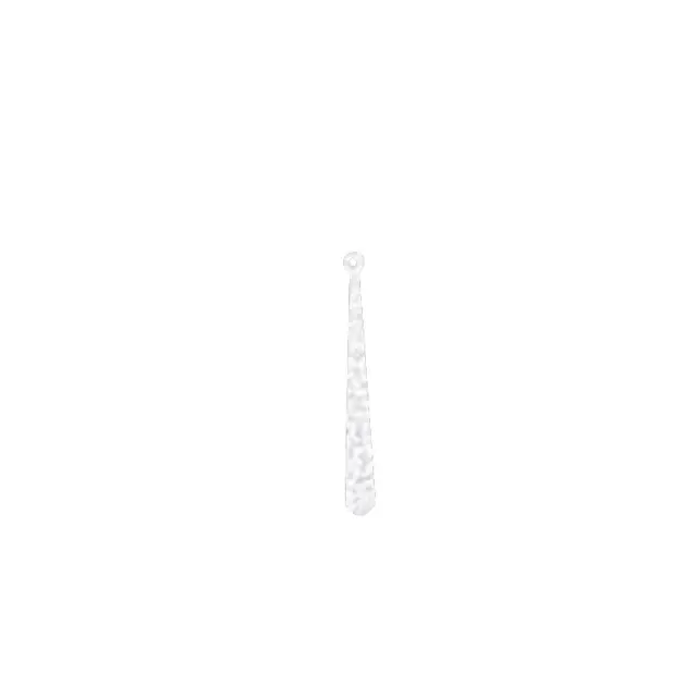 Miniatura: 2 estampes gouttes - 38 x 4 mm - laiton mat - 12 coloris