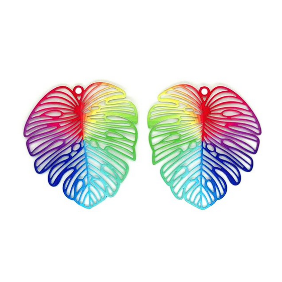 Miniatura: 2 estampes multicolore  - 10 modèles au choix - laiton