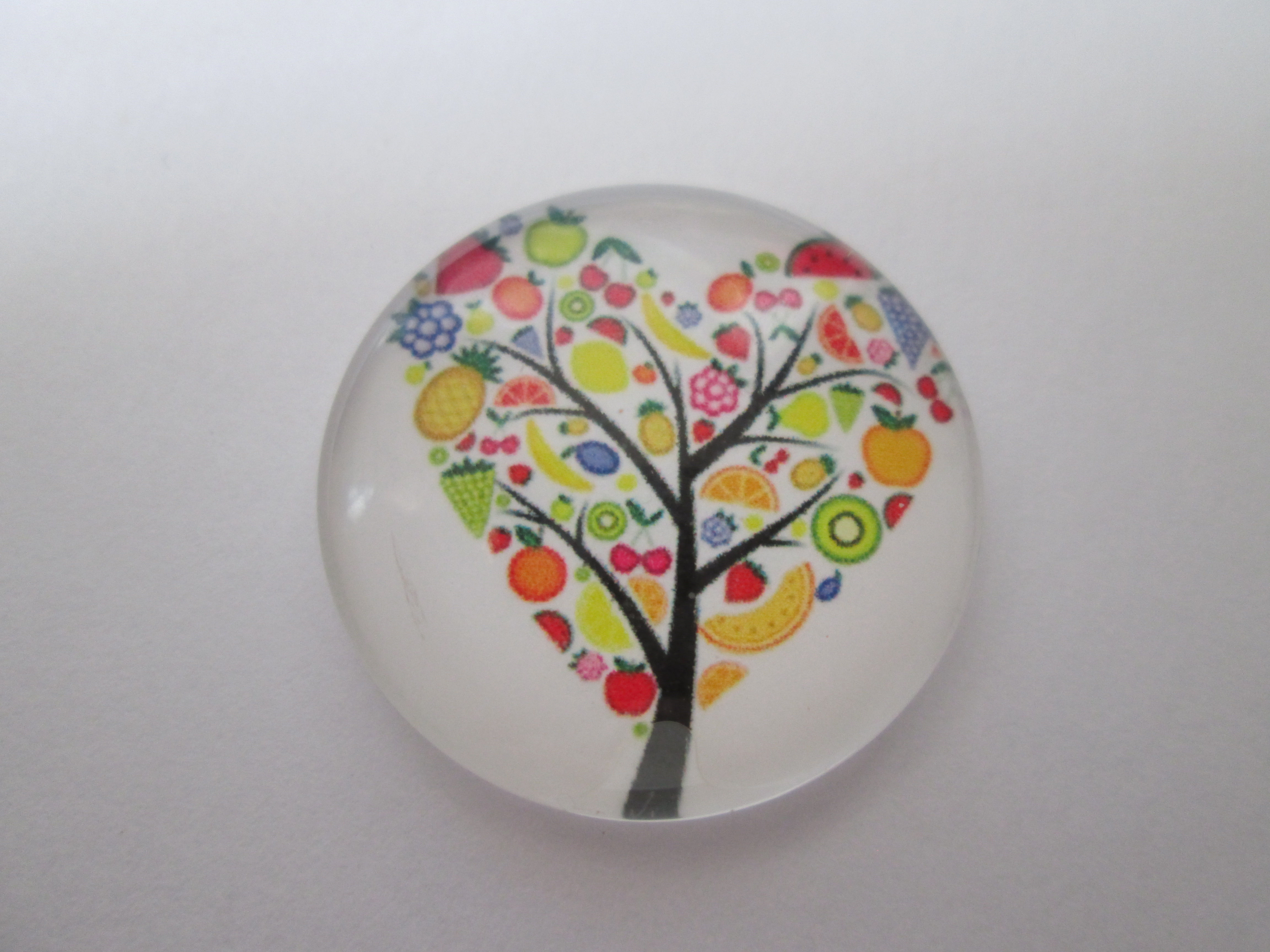 cabochon  arbre de vie - 25 mm - verre imprimé - # 58