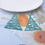 Miniatura: 2 estampes  sapin décoré - 39 x 36 mm - 10 coloris - laiton