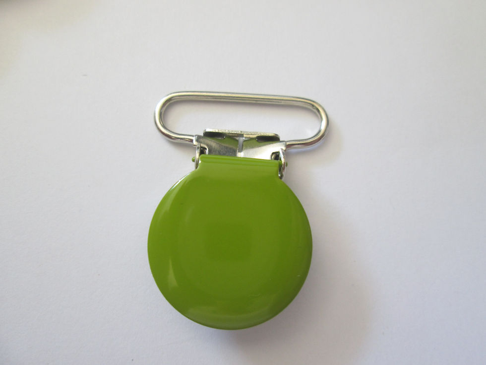 Miniatura: pince bretelle - ronde - 37 x 23 mm - en métal - 10 coloris