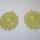 Thumbnail: 2 dreamcatcher prints - 22 x 19 mm - painted brass - 6 colors