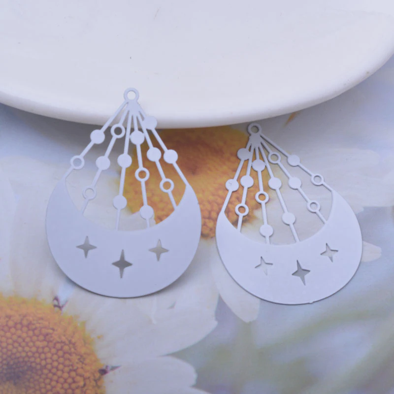 Thumbnail: 2 estampes ballon - 39 x 29 mm - laiton - 10 coloris