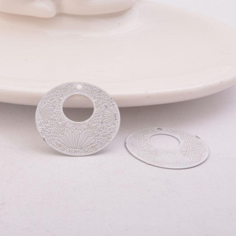 Miniatura: 2 estampes rondes - 21  mm - laiton - 10 coloris
