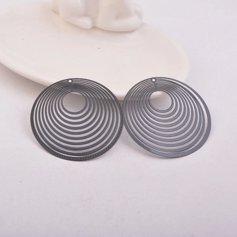 Thumbnail: 2 siprales round prints - 44 mm - brass - 9 colors