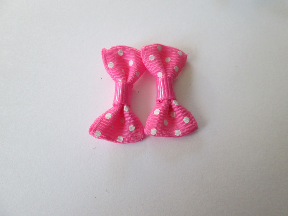 Thumbnail: 2 checked knots - 30 x 15 mm - cotton and polyester - 16 color