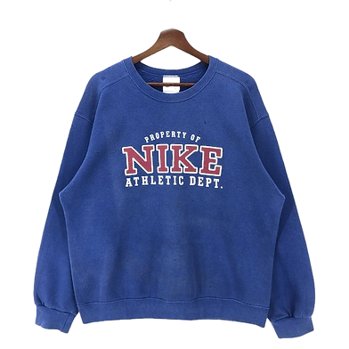 Dark blue nike crewneck clearance