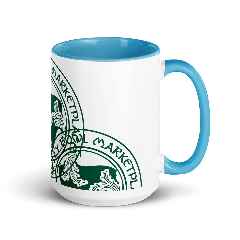Thumbnail: Berkeley Bowl Color-Lined coffee mug