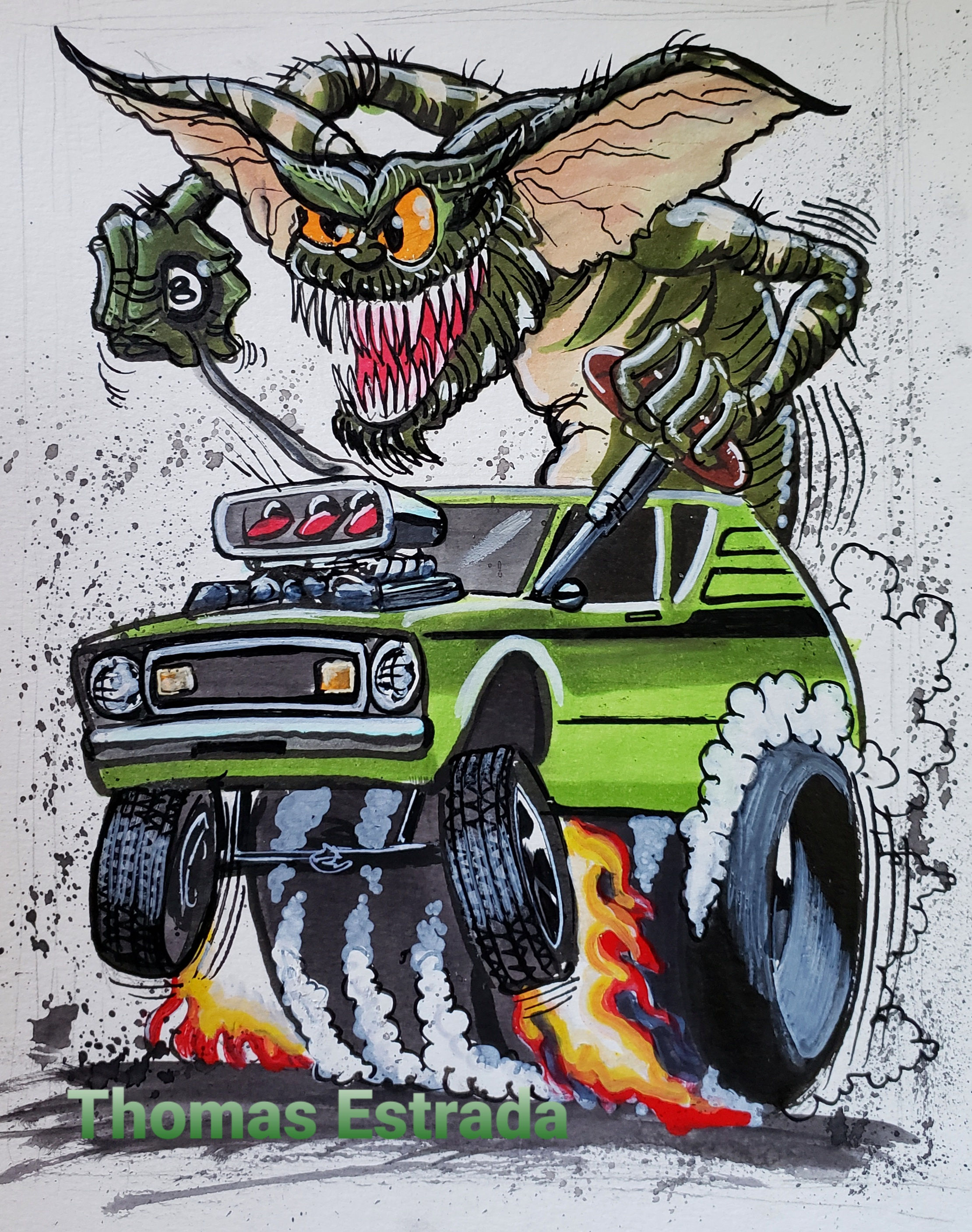 AMC Gremlin Power Print