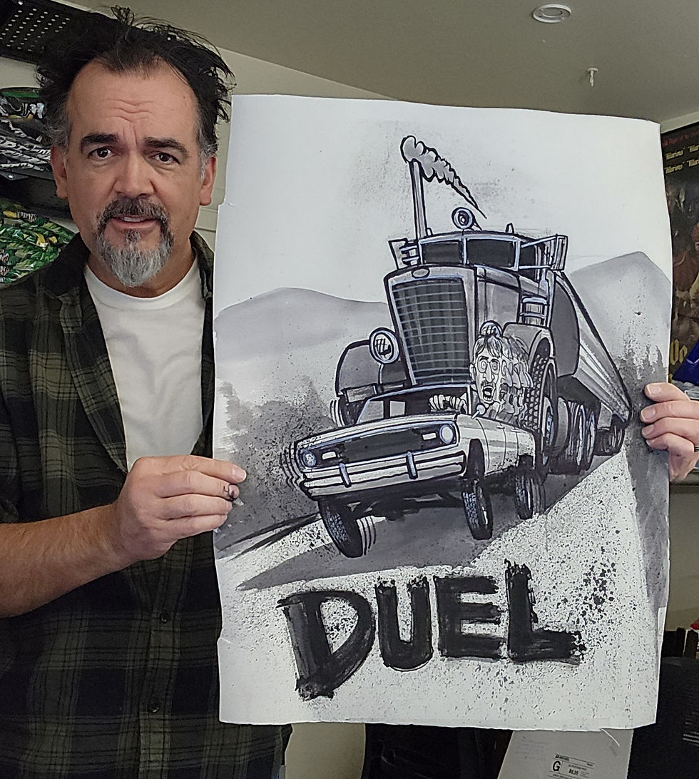 ORIGINAL  16"x20" Duel 