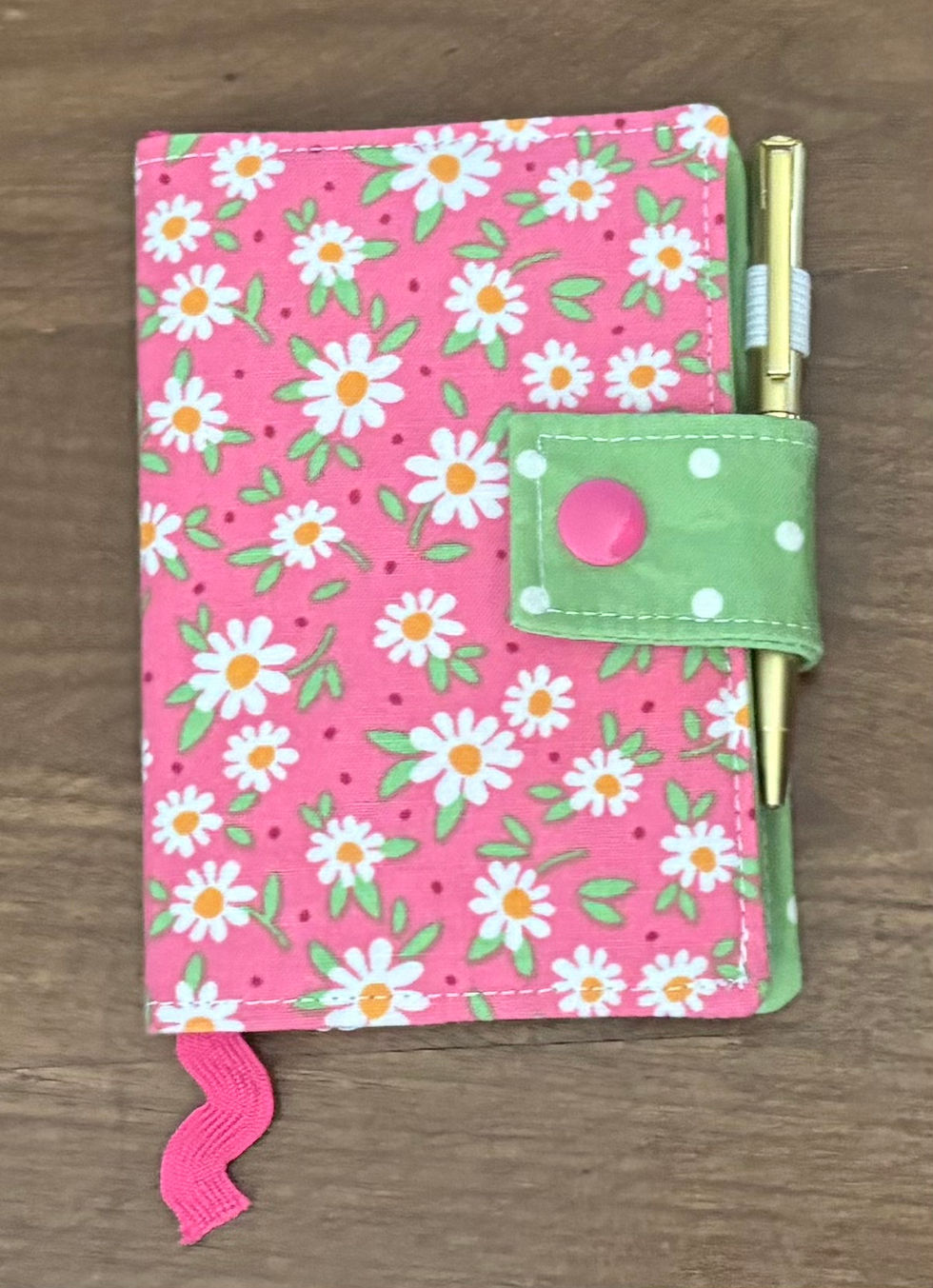 Thumbnail: Mini Notebook Daisy’s on Pink