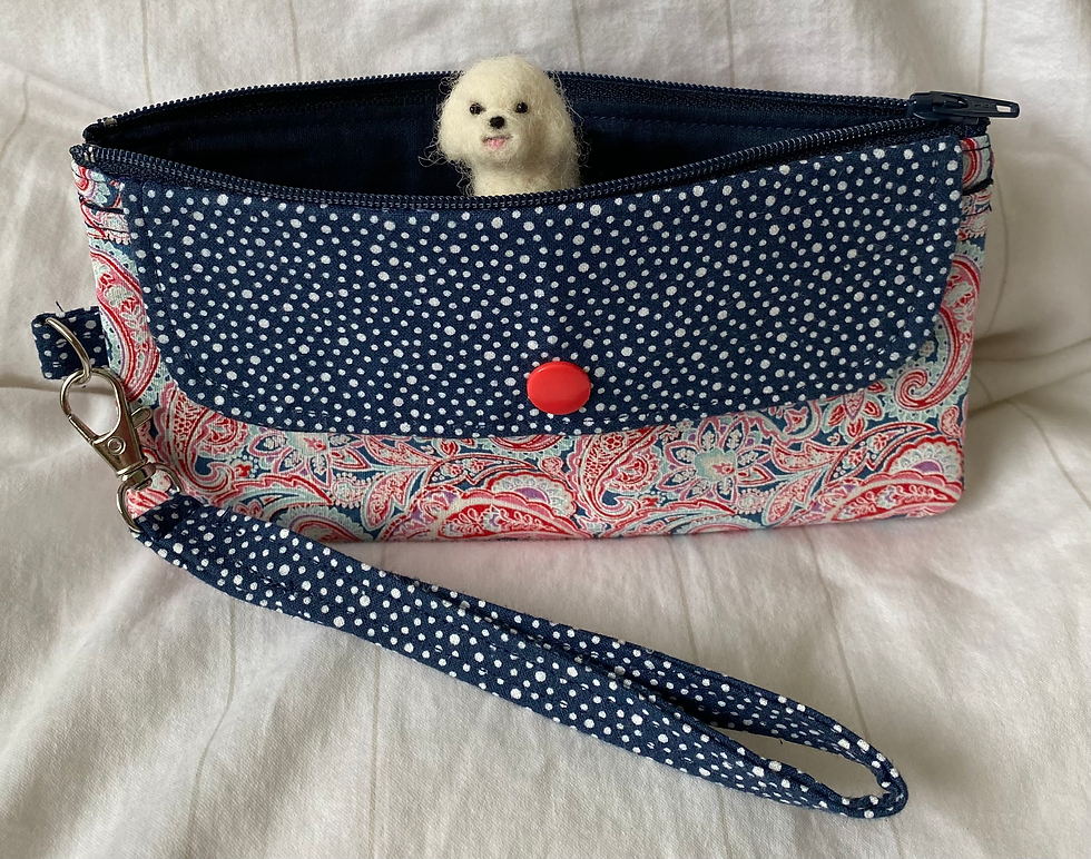 Thumbnail: Sophia in Paisley Days Wristlet 