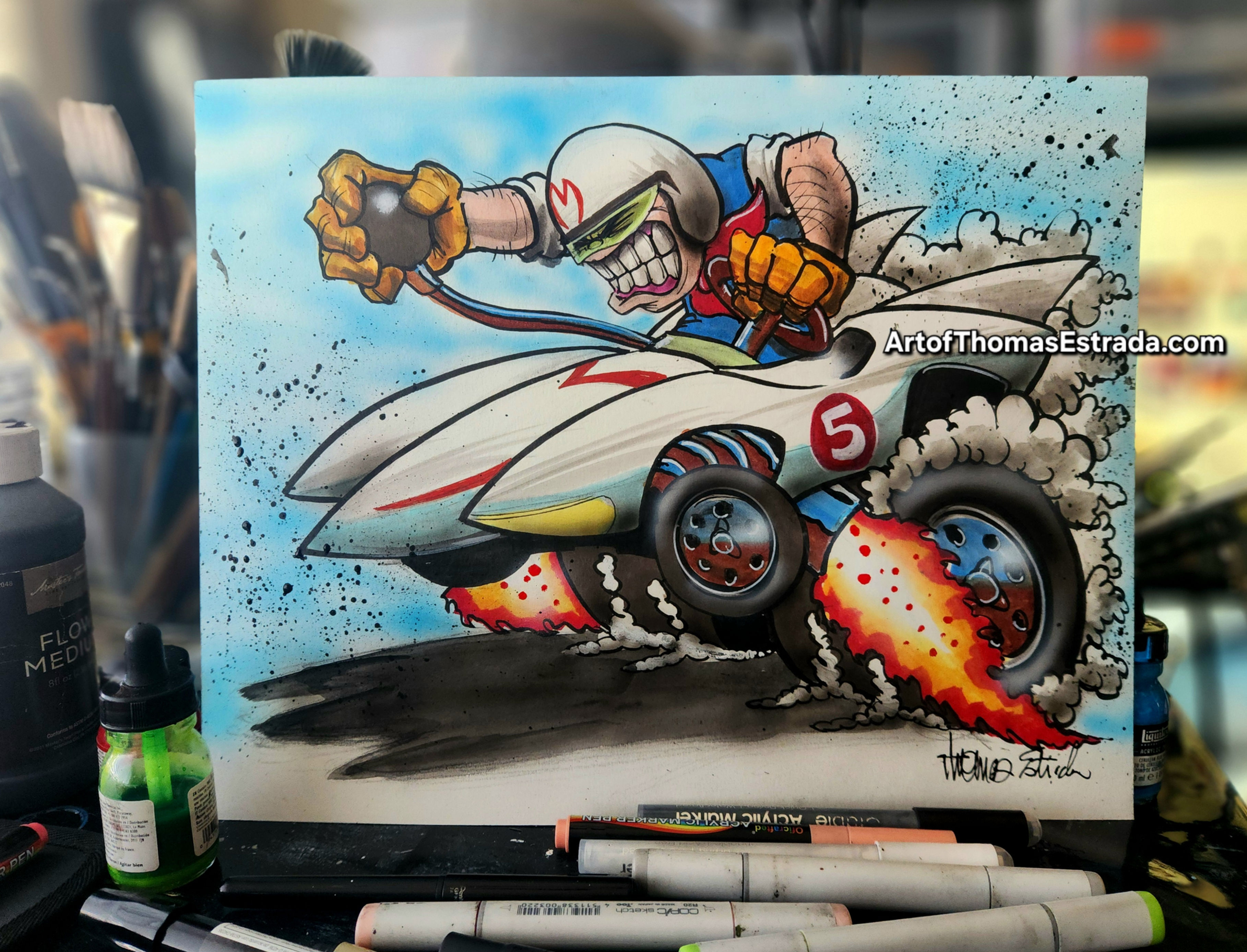 Original 11x14 Speed Racer 