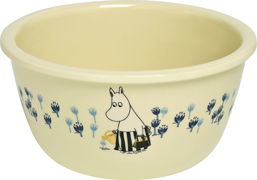 淺黃花園小圓碗