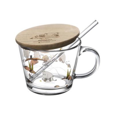 悠閑假日吸管玻璃杯