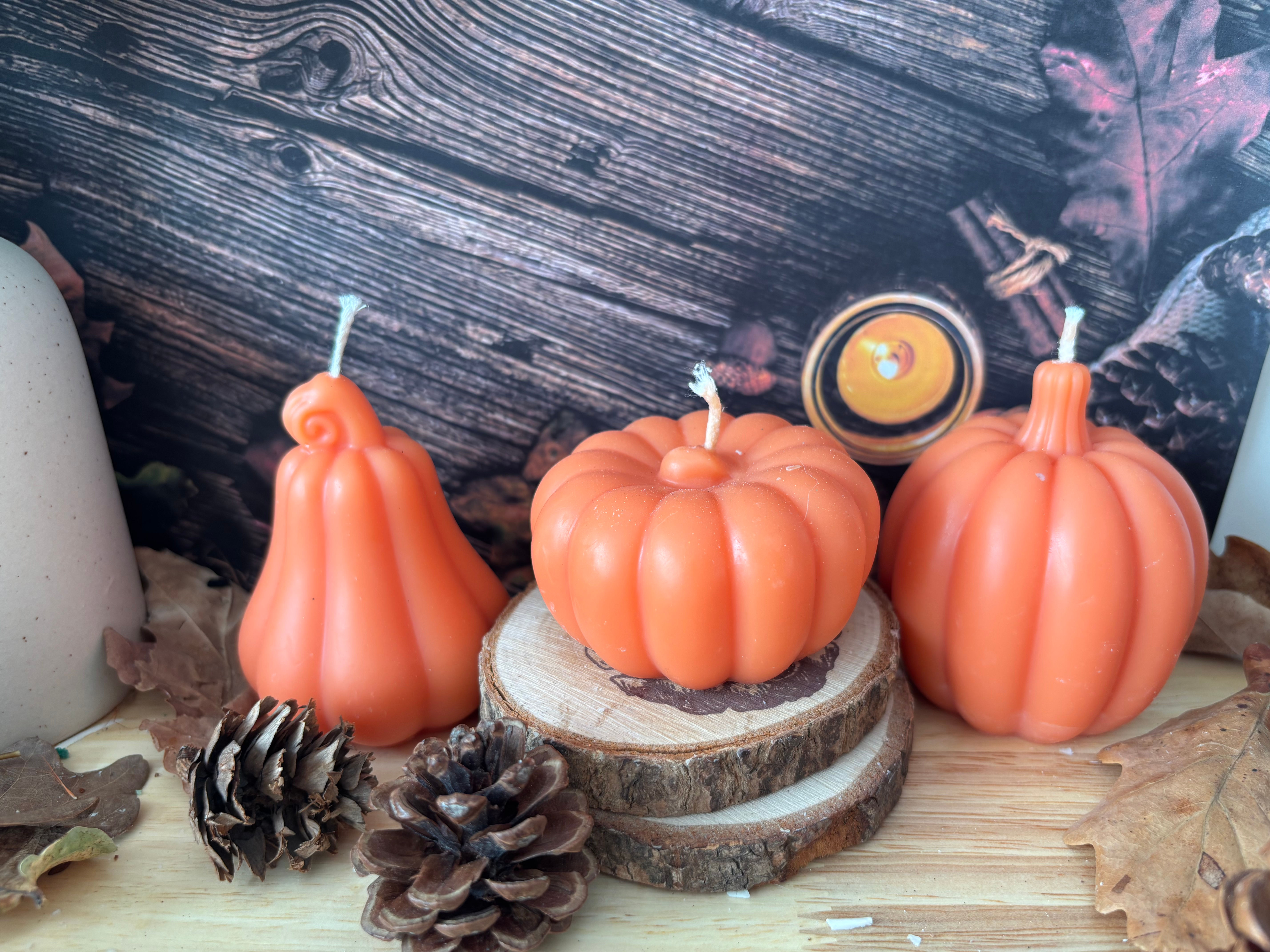 Bougies Citrouilles et Potiron moulées 🎃