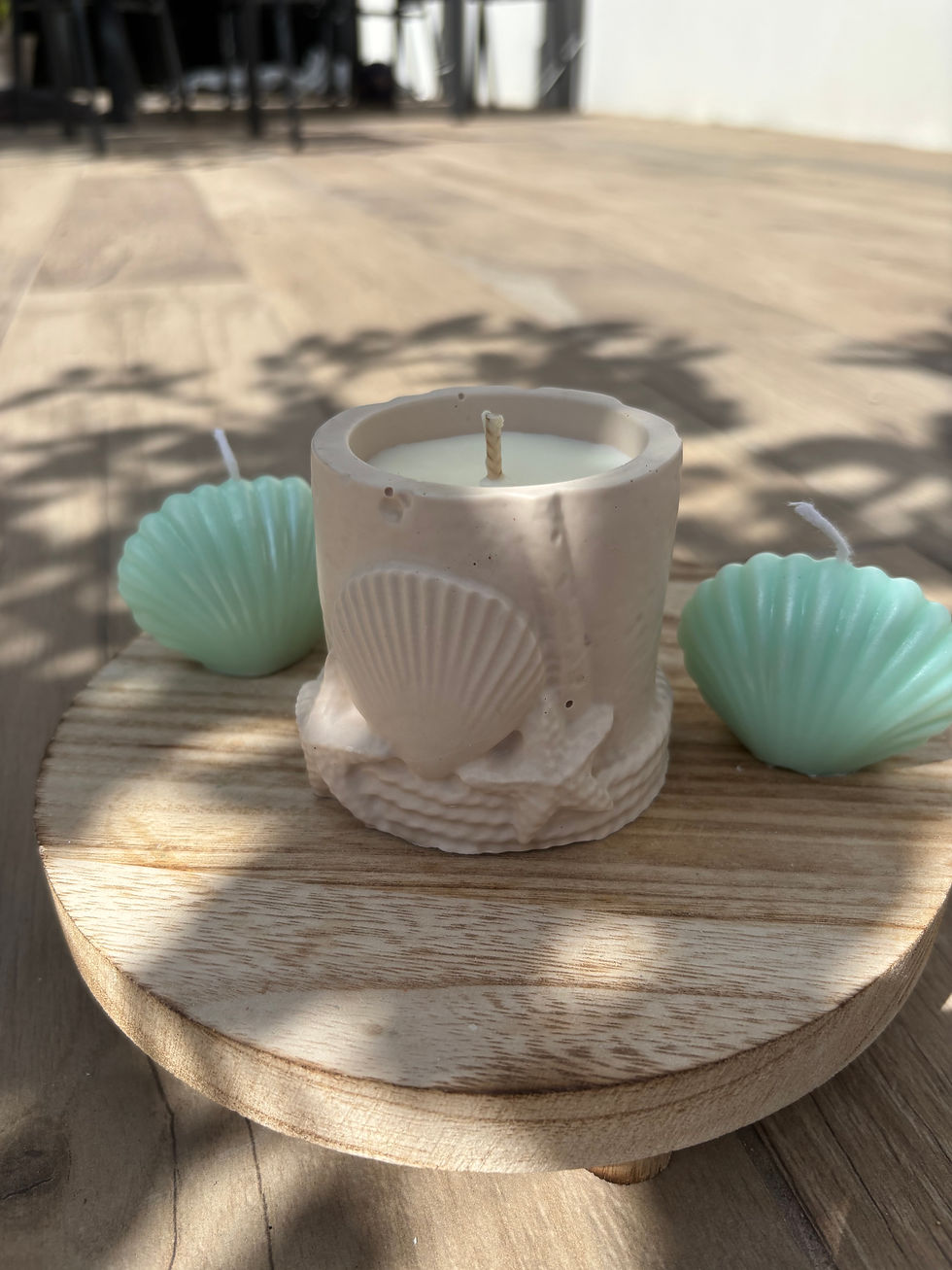 Miniature : Bougie bord de mer - Monoï Vanille 🌺