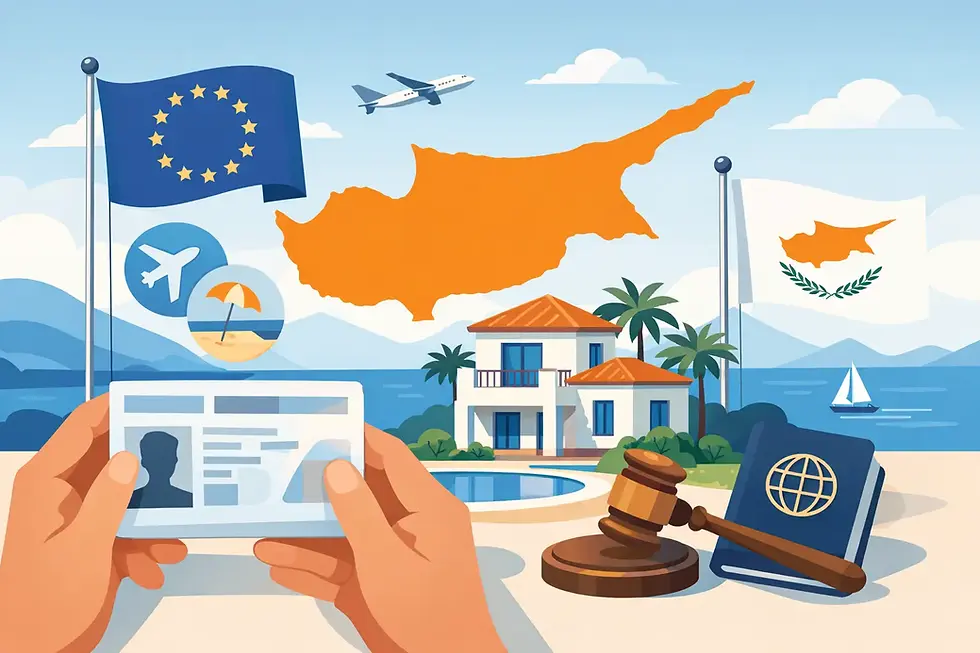 EU-medborgare registrerar uppehållsrätt på Cypern