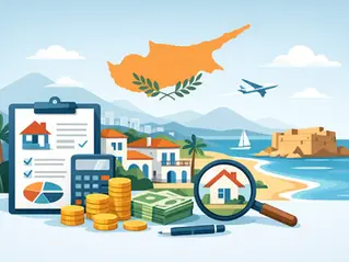 Moderne lejlighed med havudsigt i Larnaca på Cypern