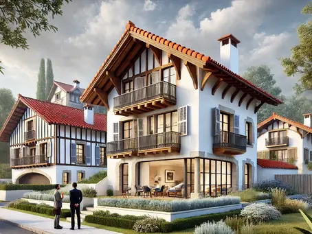 Les maisons traditionnelles basques modernisées
