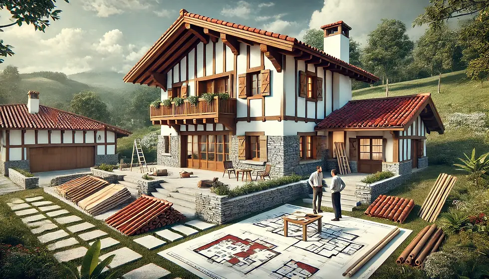 Utilisation des matériaux locaux dans l'architecture du Pays Basque