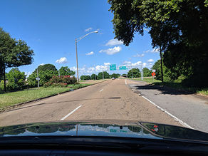 roadway in Jackson Mississippi