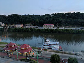 Dusk over River Kanawha in June