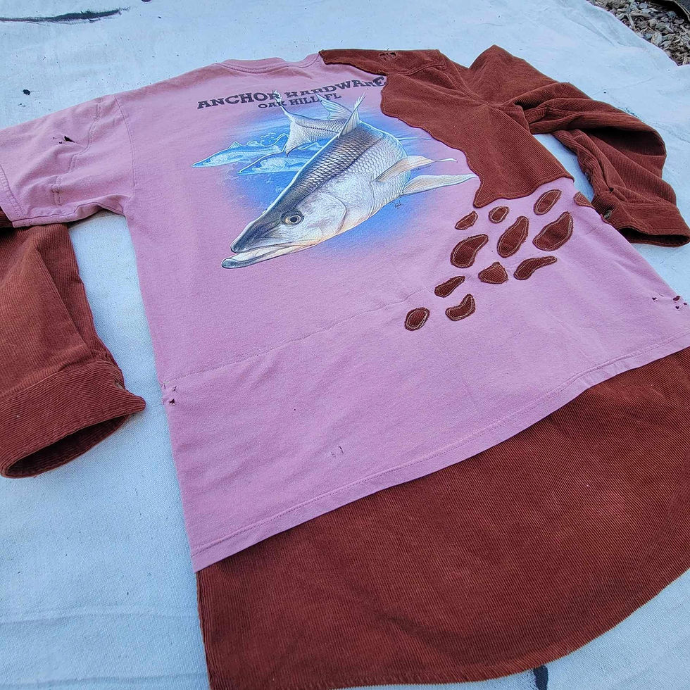 Thumbnail: Big fish reworked Flannel/extendo tee