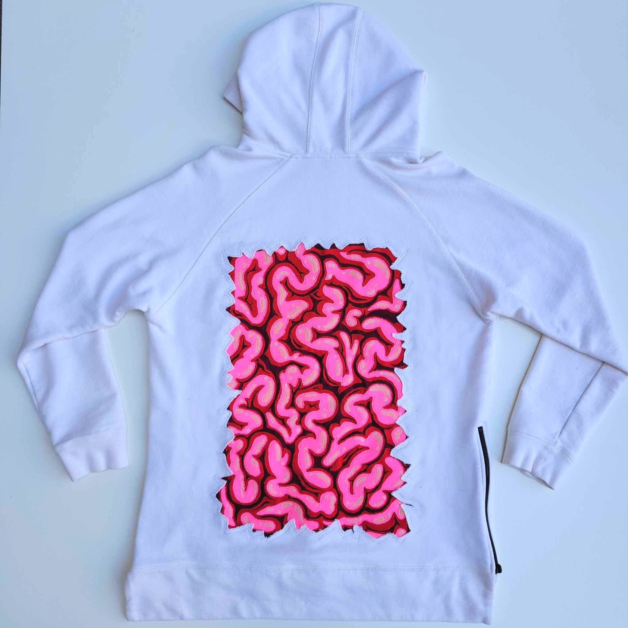 “Brainstorm” layered fabric rework