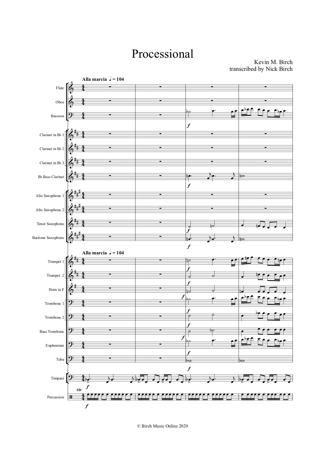 Processional (Concert Band Version)