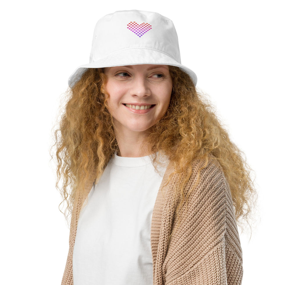 Thumbnail: Organic Bucket Hat - Sunset Love Original