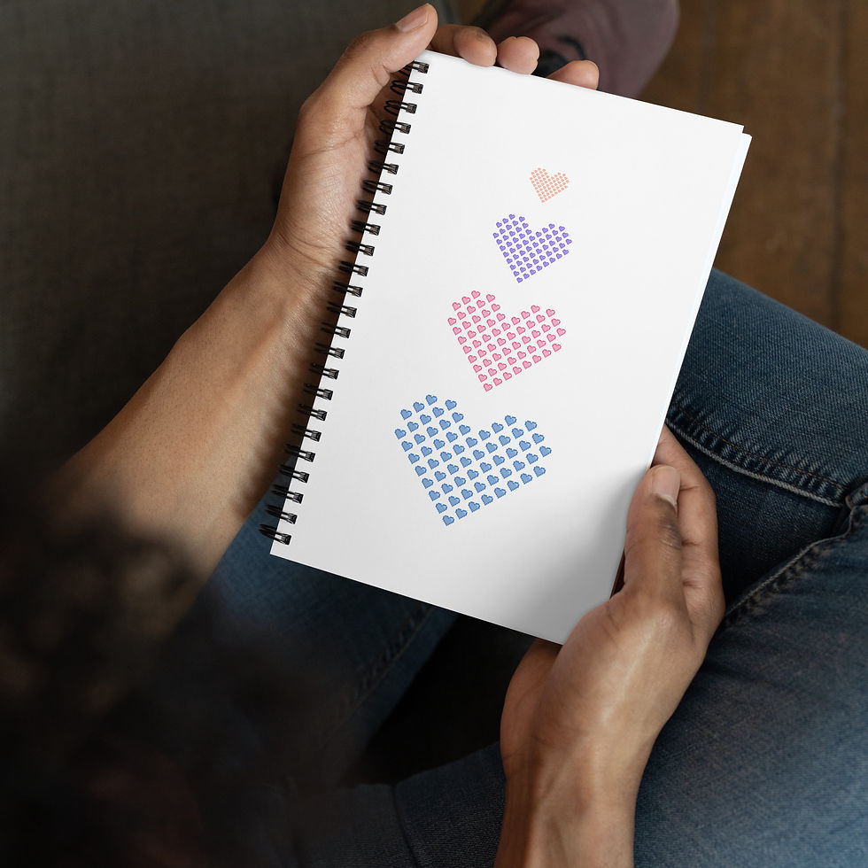 Thumbnail: Spiral Notebook - Sunset Love Pastel