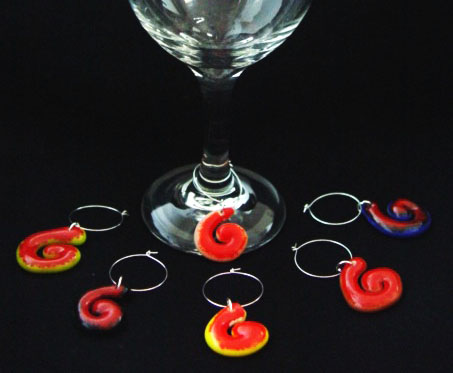 wine charms-swirl