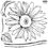 Thumbnail: IOD Sunflowers Stamp 12"x12"