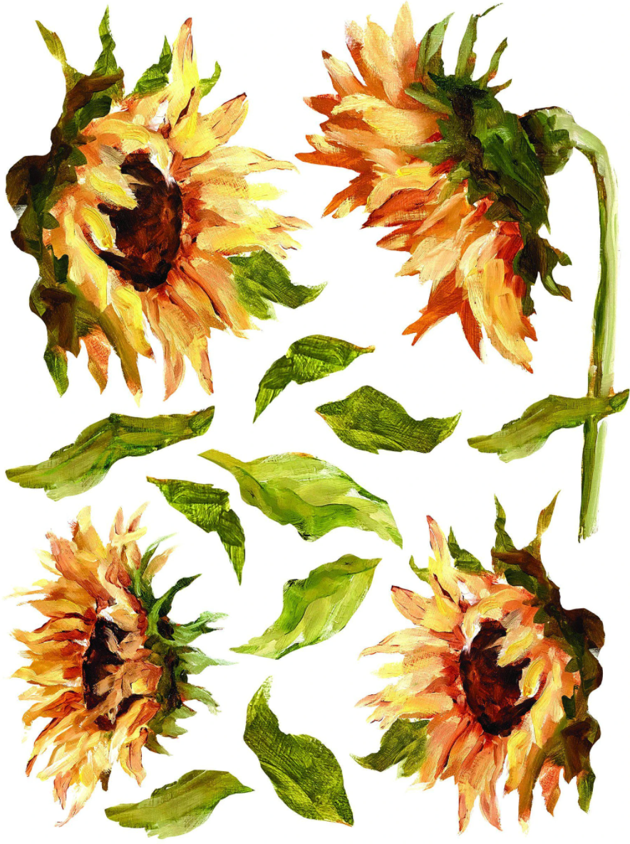 Thumbnail: PAINTERLY FLORALS IOD TRANSFER 12"×16"