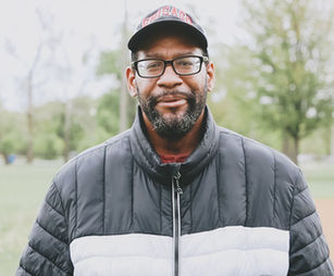photograph of a black male participant in Association House's Life Skills Education Program. 